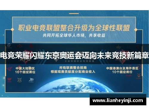 电竞荣耀闪耀东京奥运会迈向未来竞技新篇章