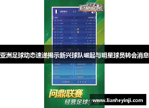 亚洲足球动态速递揭示新兴球队崛起与明星球员转会消息